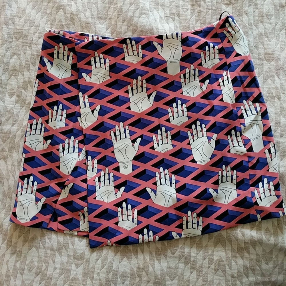 Opening Ceremony Mini wrap style skirt